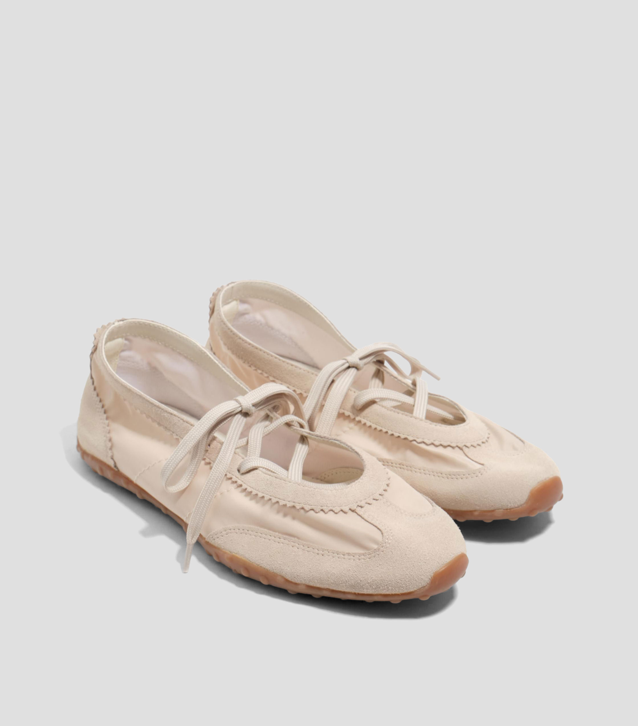 Balerina deportiva 13 10 serraje y nylon Mujer